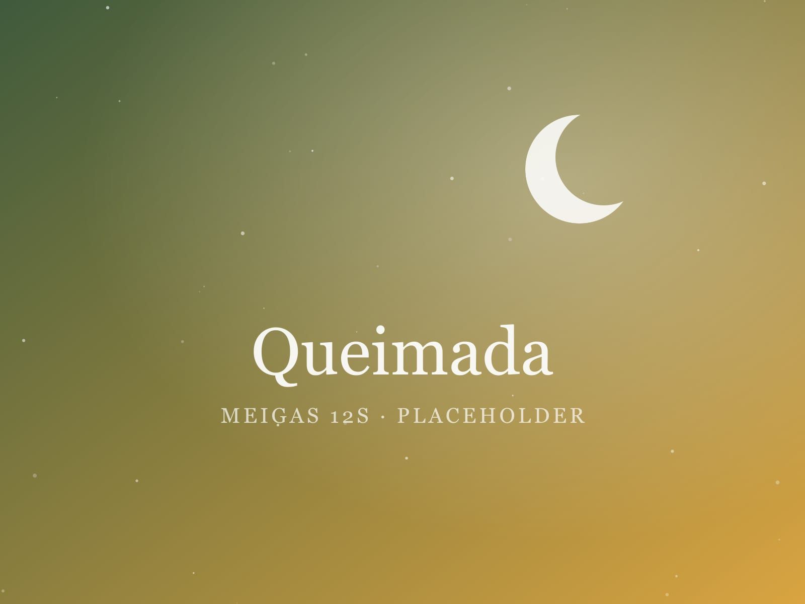 Queimada burning in a clay bowl